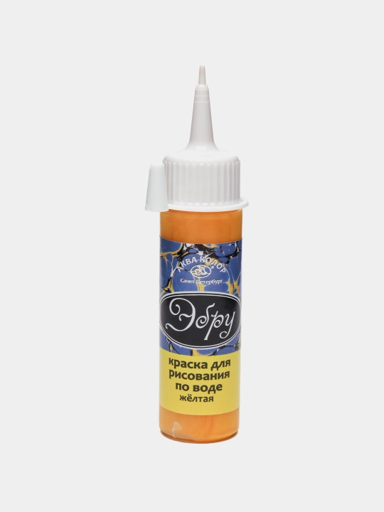 Suvda chizish uchun bo'yoq "Aqua-color" Ebru K6301, sariq, 18 ml, q0000039995 - 