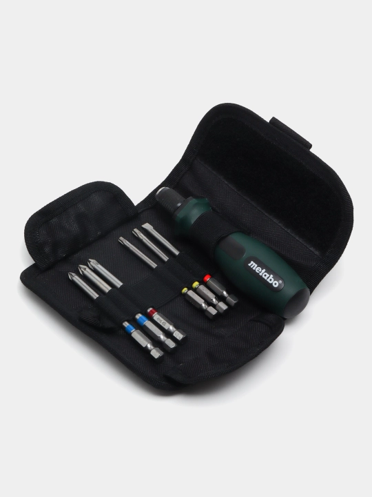 Сворачивающаяся сумка отвёртка с насадками Metabo SP, 7 предметов 626723000 - 
