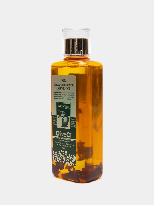 Soch va tana uchun namlantiruvchi zaytun yogi, Organic essence olive oil, 200 ml