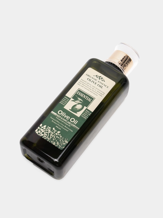 Soch va tana uchun namlantiruvchi zaytun yogi, Organic essence olive oil, 200 ml