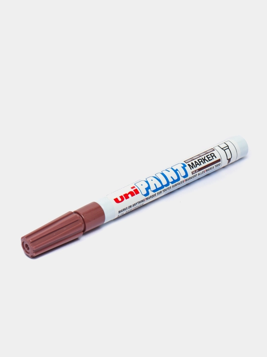 Маркеры UNIBALL PAINT MARKER 0.8-1.2 Marking Pen Brown PX-21, коричневый, q0000019637