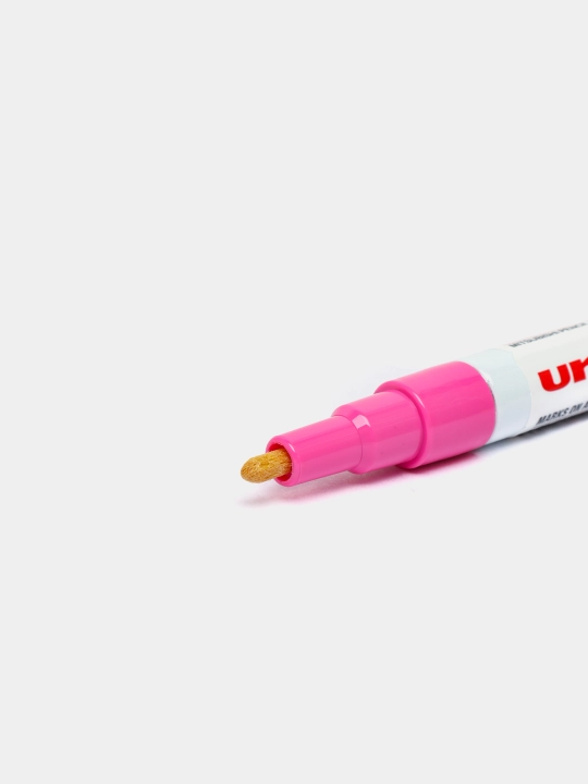 Маркер UNIBALL PAINT MARKER 0.8-1.2 Marking Pen White PX-21 Pink q0000020436