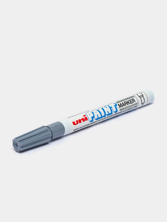 Маркер UNIBALL PAINT MARKER 0.8-1.2 Marking Pen White PX-21, серый, q0000020432