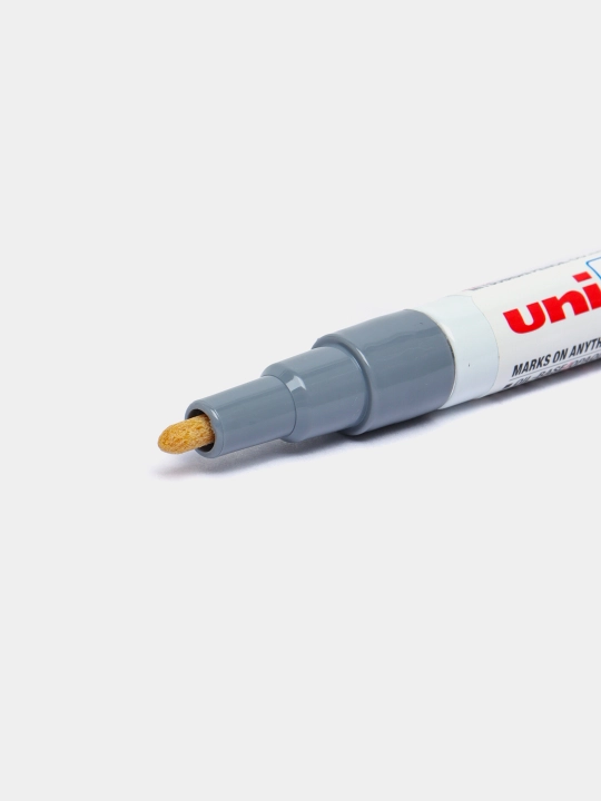 Маркер UNIBALL PAINT MARKER 0.8-1.2 Marking Pen White PX-21, серый, q0000020432