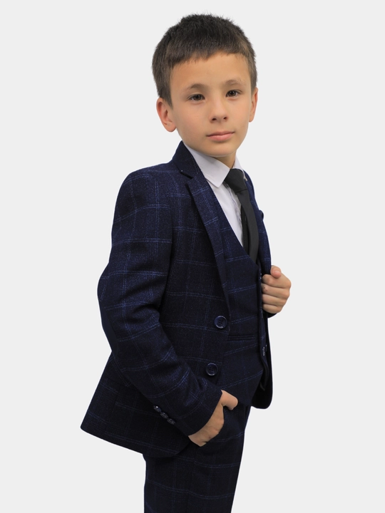 Maktab kostyumi o'g'il bolaga, klassik, bitiruv uchun, kurtka va shim