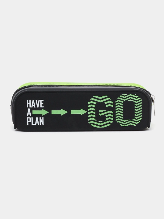 Пенал Hatber на молнии мягкий силикон GO, 200 * 50 * 60 мм, NPn 34186 q0000020474