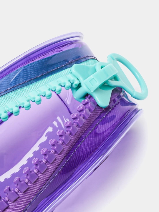 Пенал Hatber, 20.5 * 7 * 8 см, на молнии "ZIPPER-Violet", ПВХ q0000017021