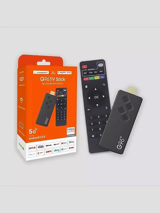 Android Smart TV Box G96 8k android13.0, infraqizil masofadan boshqarish pulti, 2GB 8GB