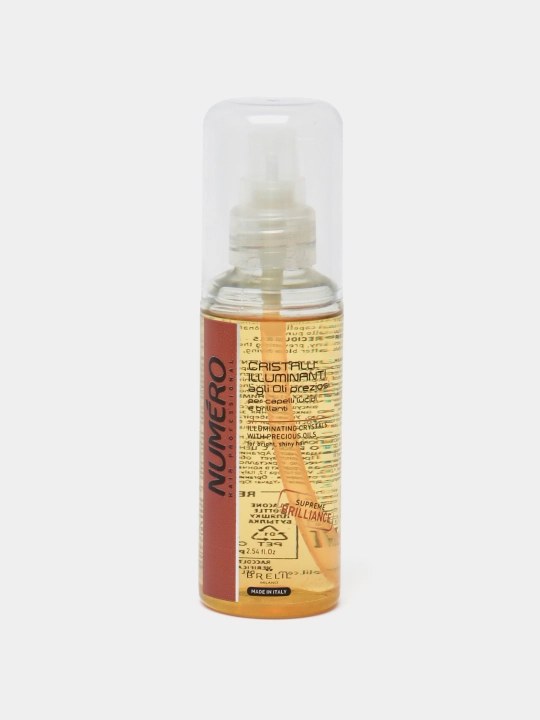 Жидкие кристаллы для блеска волос Brelil Numero Illuminating Crystals, 75 мл