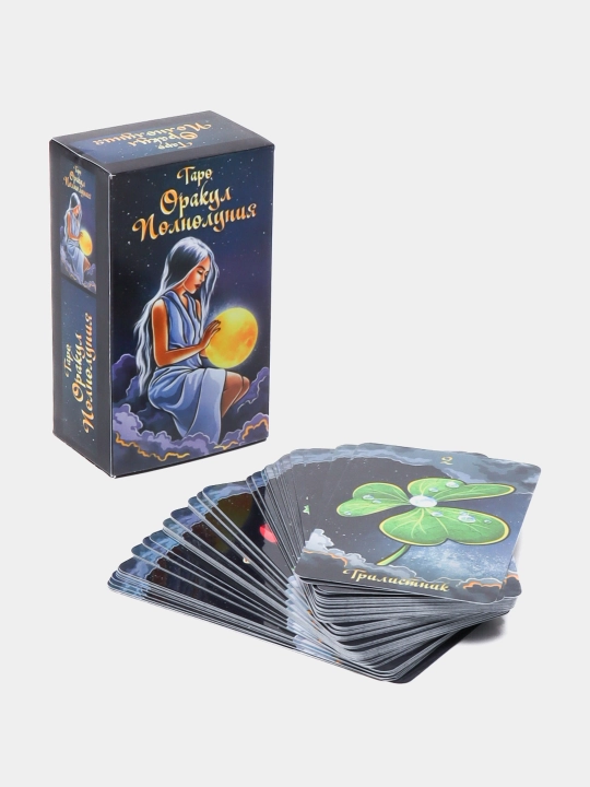 FullMoon Oracle 120 kartalari, laminatlangan, ta'lim folbinlik klassik kartalari