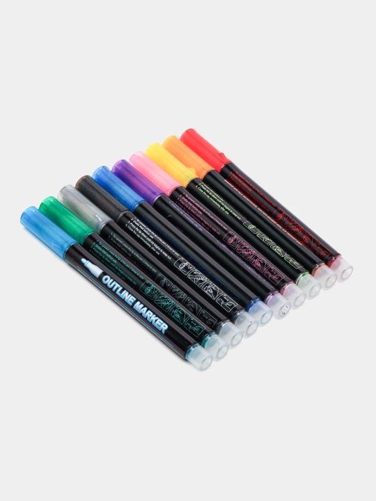 Gelli flomasterlar, 12 dona - 