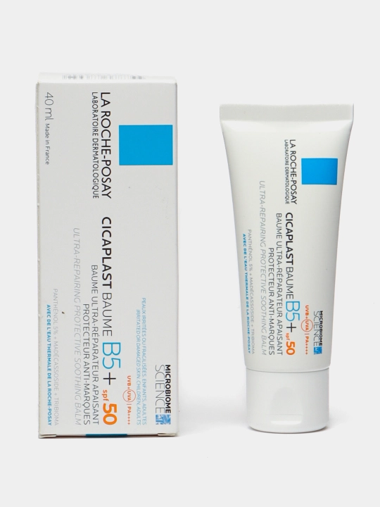 Восстанавливающий бальзам для тела и лица, LA ROCHE-POSAY CICAPLAST B5+ SPF 50+, 40 мл