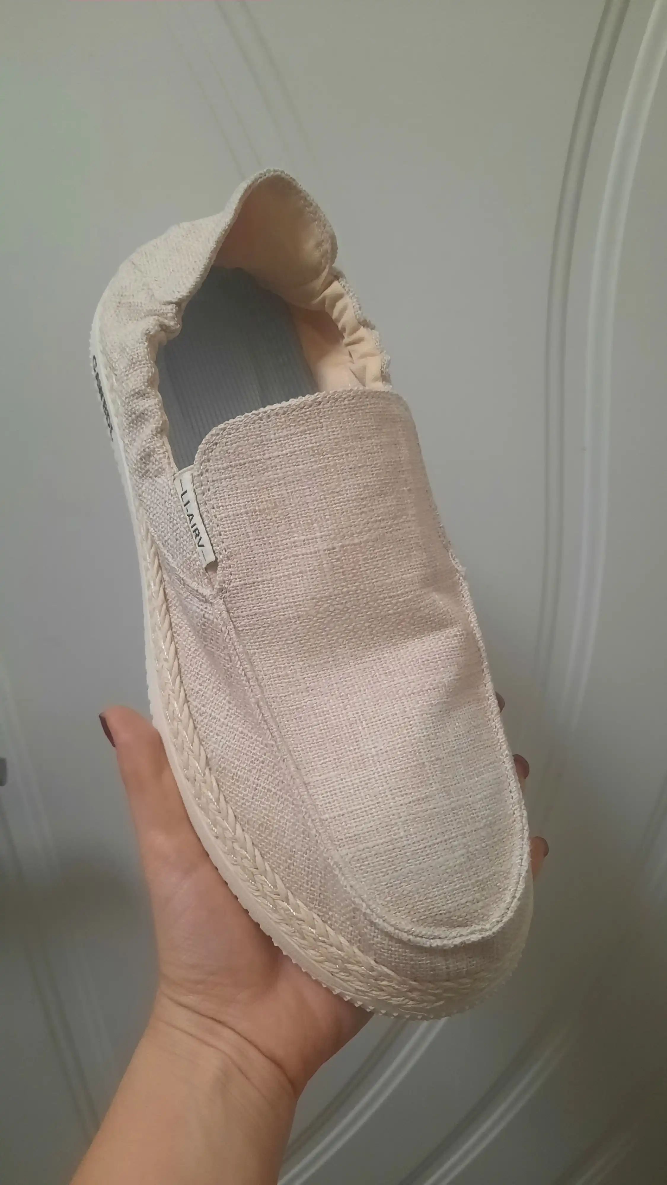 Espadrili erkaklar uchun sliponlar, oyoq kiym, yengil, 3 xil rangda