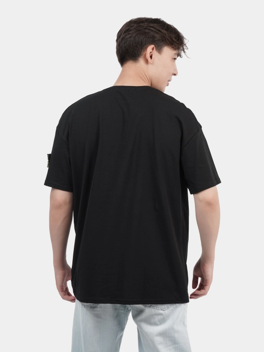 Oversize футболка унисекс, мужская/женская — с принтом, для спорта и прогулок