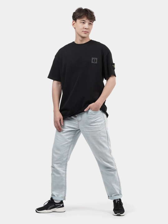 Oversize футболка унисекс, мужская/женская — с принтом, для спорта и прогулок