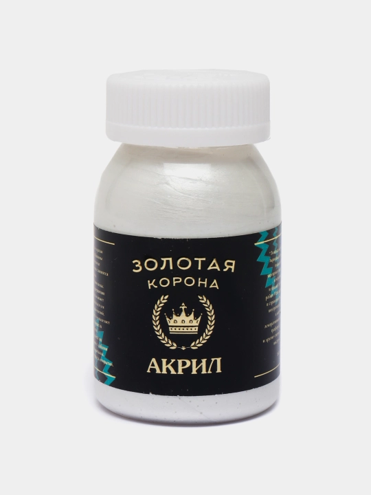 Глянцевая акриловая краска по ткани "Золотая Корона", 160 г - 