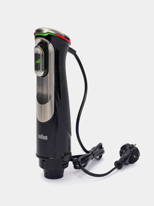 Braun MQ9187XLI MultiQuick 9 qo‘l blenderi, 1200 Vt, nasadkalar va venchik bilan