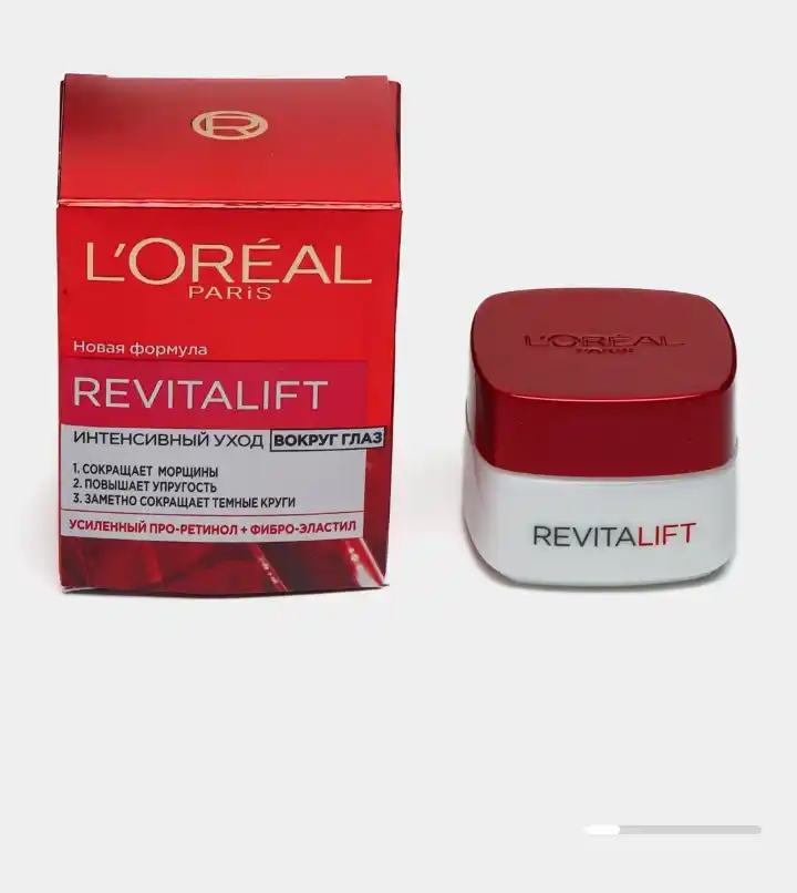 L'Oreal Paris Revitalift ko'z atrofidagi teri uchun krem, 15 ml