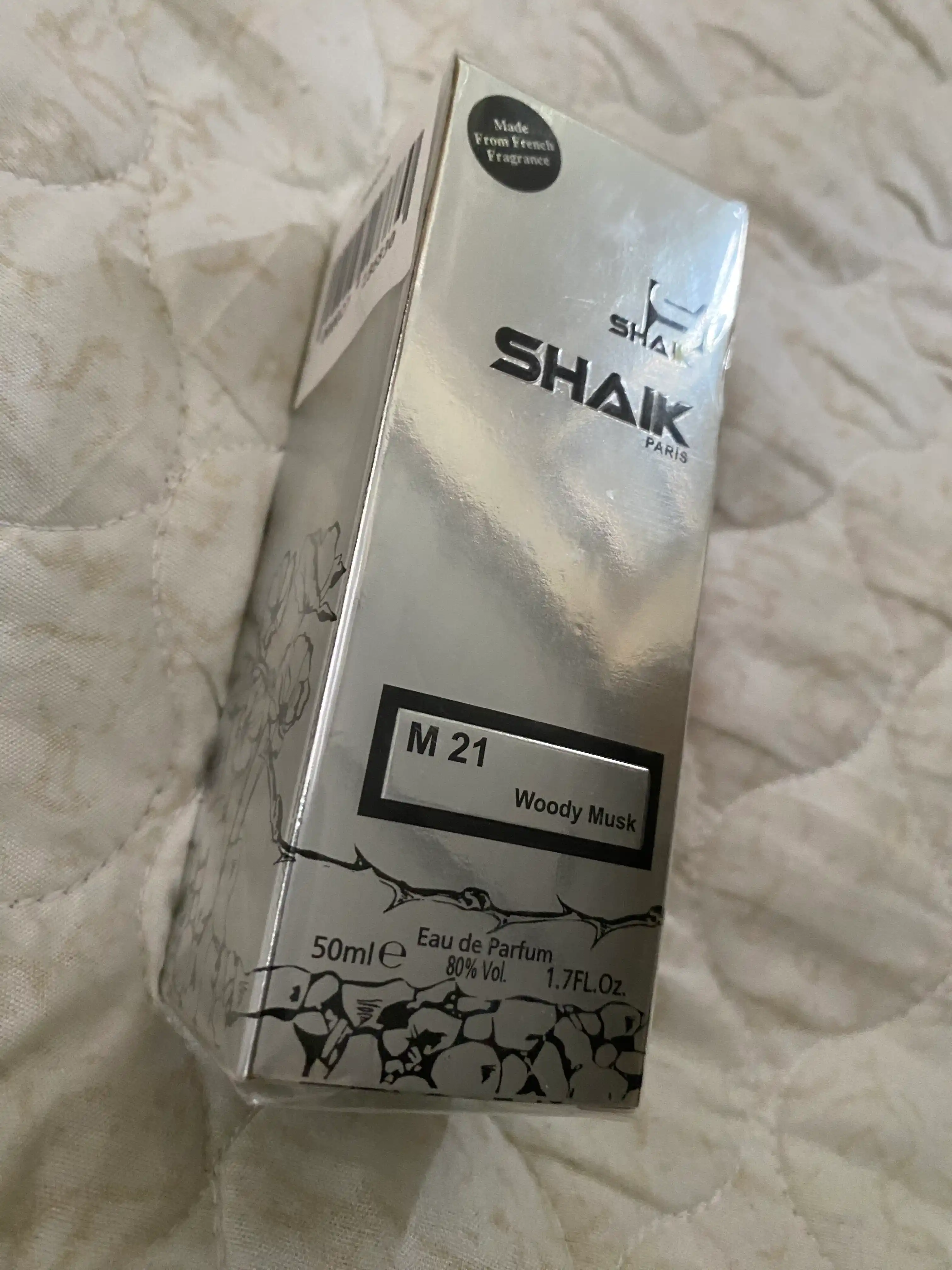 Parfyumlangan suv SHAIK 21, Chanel Egoiste Platinum, erkaklar uchun, 50 ml