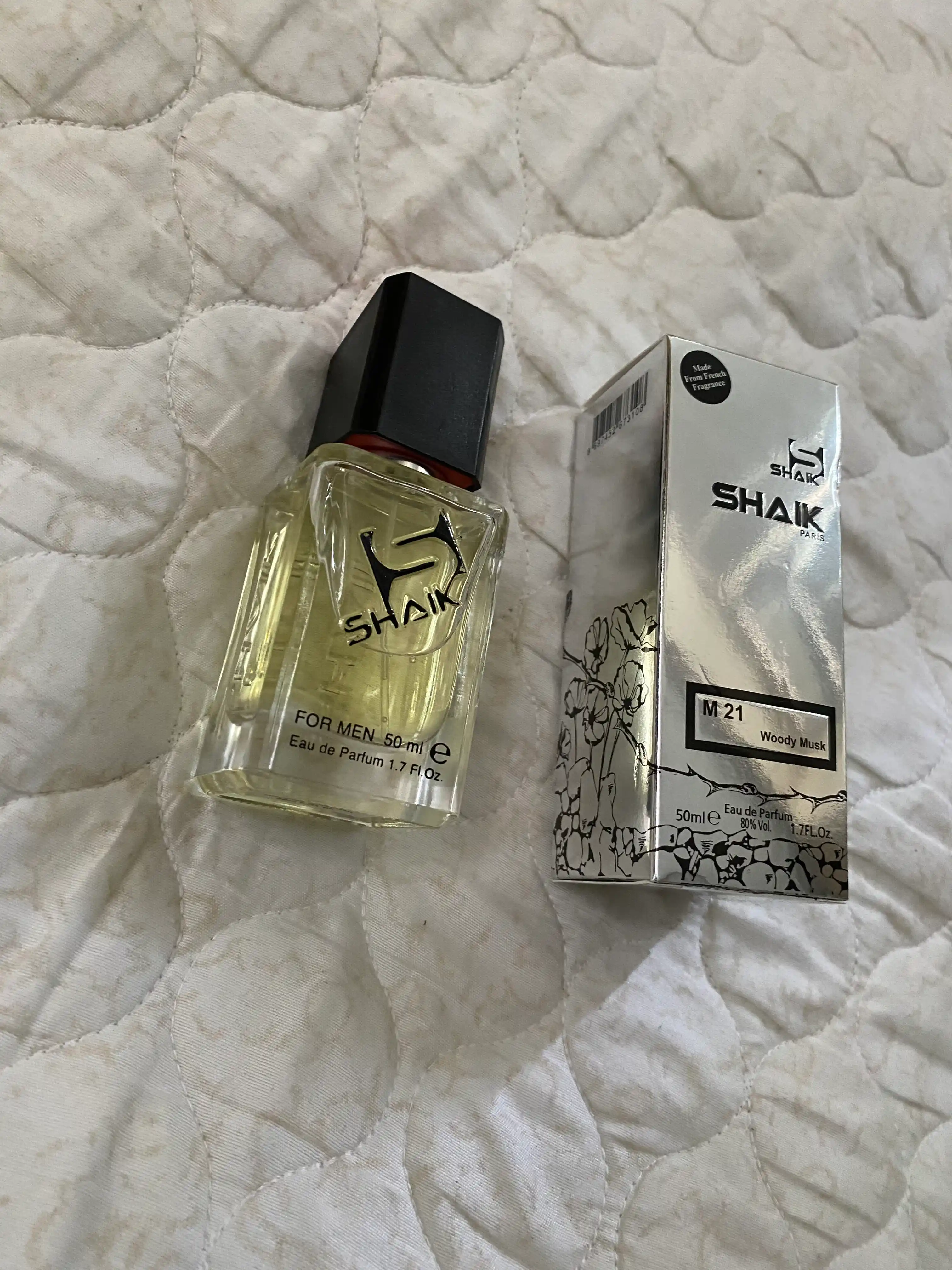 Parfyumlangan suv SHAIK 21, Chanel Egoiste Platinum, erkaklar uchun, 50 ml