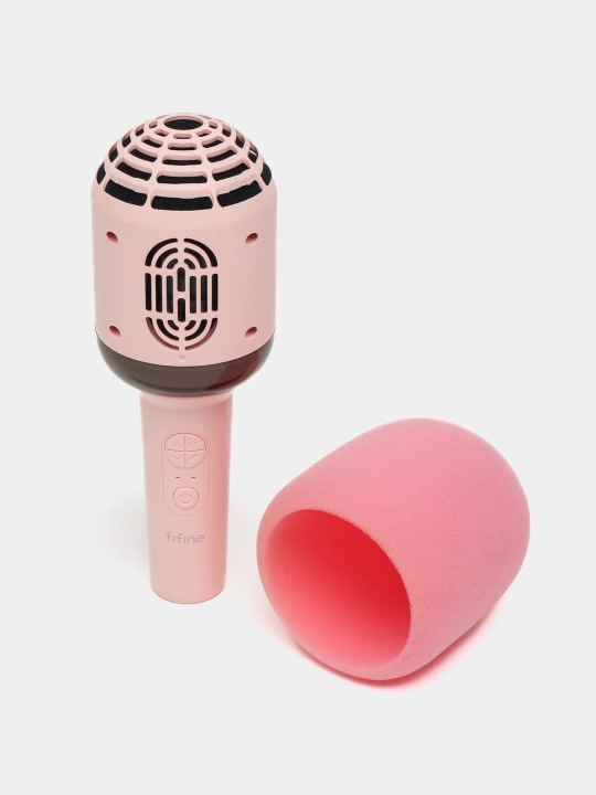 Karaoke mikrofon Fifine e2 Bluetooth, RGB va ovozni ozgartirgan