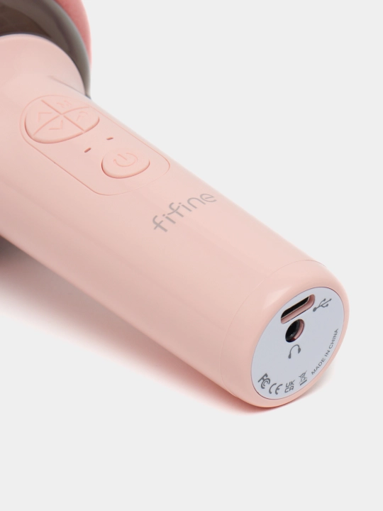 Karaoke mikrofon Fifine e2 Bluetooth, RGB va ovozni ozgartirgan