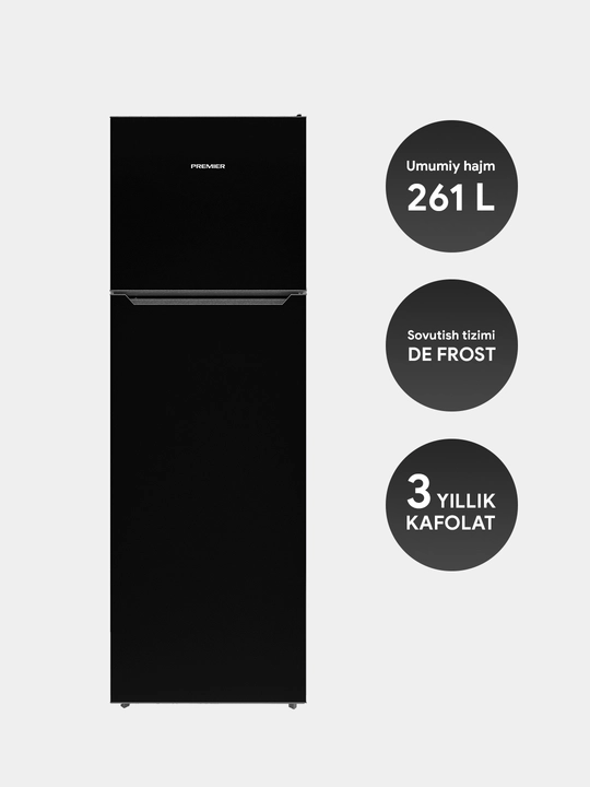 Sovutgich Premier PRM-261TFDF, De Frost, 261 litr