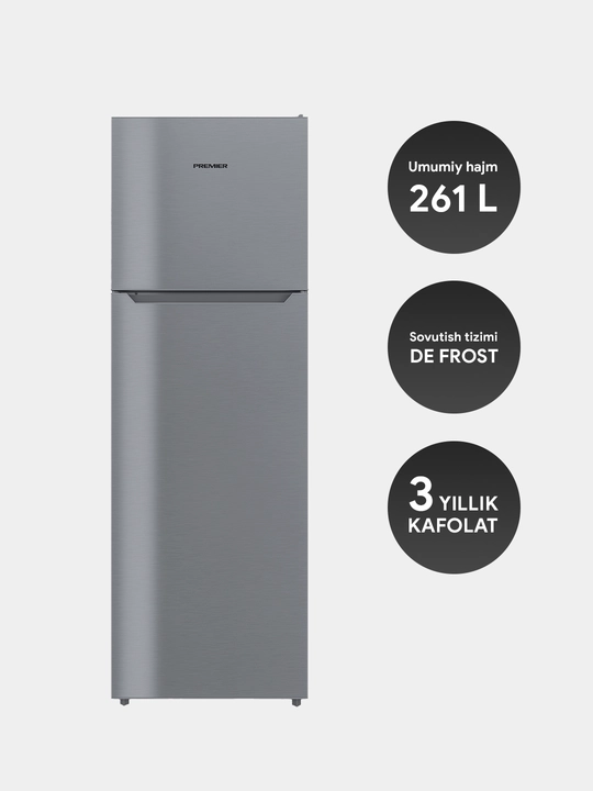 Sovutgich Premier PRM-261TFDF, De Frost, 261 litr