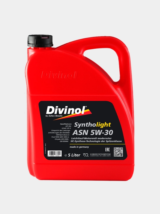 Sintetik motor moyi Divinol Syntholight ASN 5 w 30, 4 litr - 
