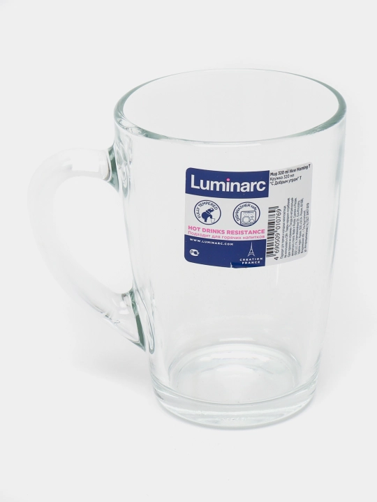 Набор прозрачных кружек Luminarc "С добрым утром", 320 мл, 6 шт