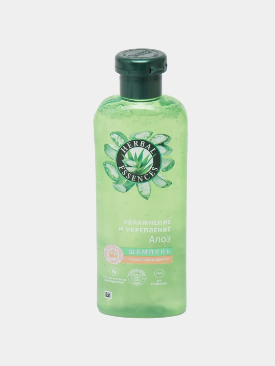 Шампунь Herbal Essence, Алоэ, для сухих и слабых волос, увлажнение и укрепление, 350 мл