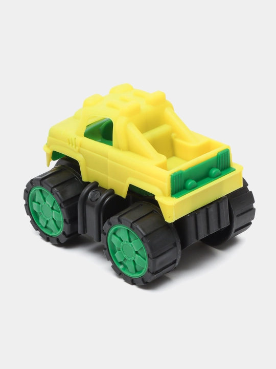 Plastik avtomobil, yig'ish modellari Jeep-Pickup-Traktor-Yuklagich-Samosval-Eskavator