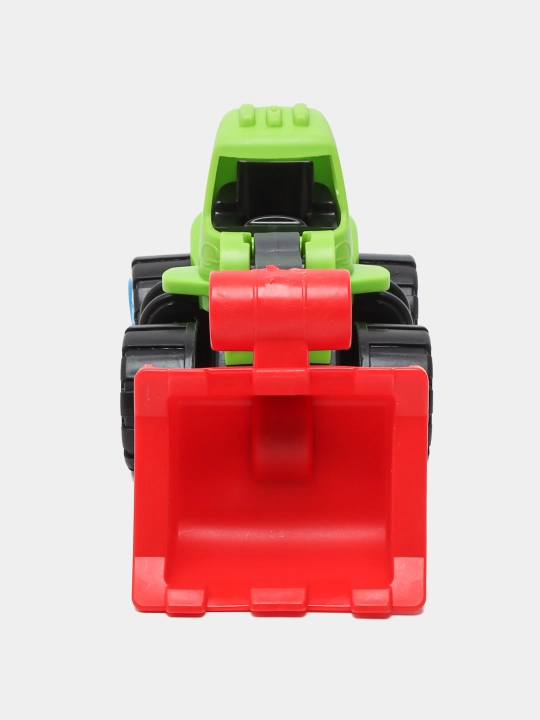 Plastik avtomobil, yig'ish modellari Jeep-Pickup-Traktor-Yuklagich-Samosval-Eskavator