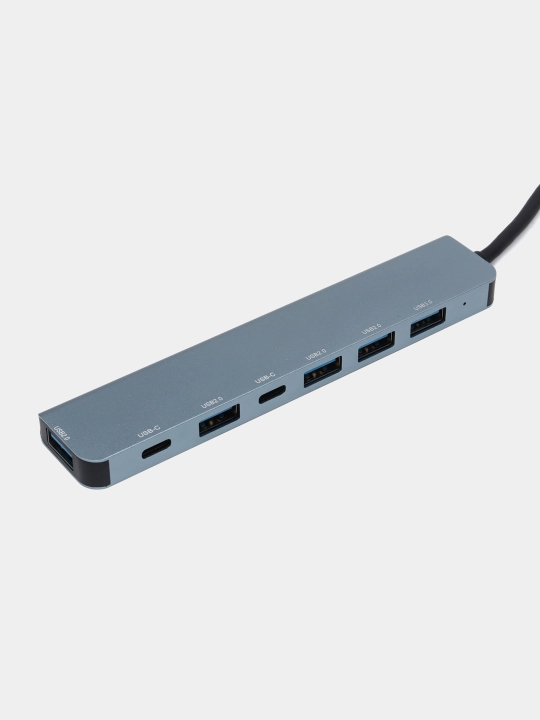 USB Type-C хаб 7 в 2, адаптер для Macbook Type-c  USB 3.0
