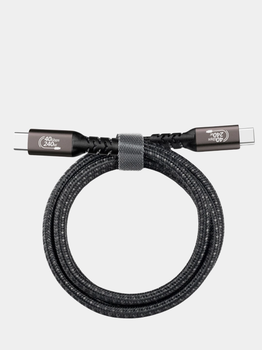 Кабель Thunderbolt, Type-C 4.0, 240W, 40 Gbps USB-C