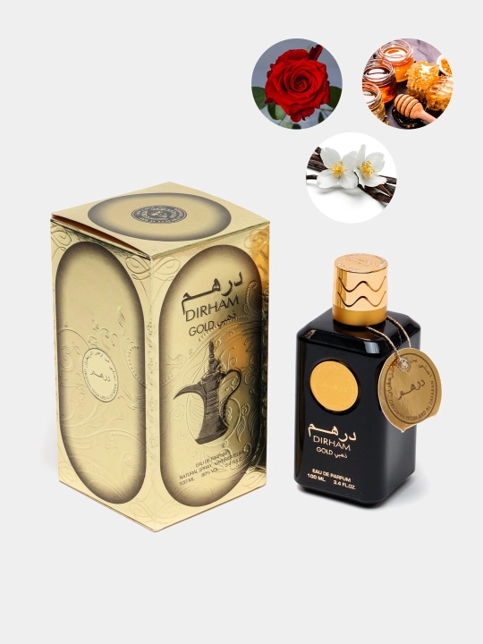 Parfyumlangan suv Dirham Gold, Layton, erkaklar va ayollar uchun, 100 ml - 