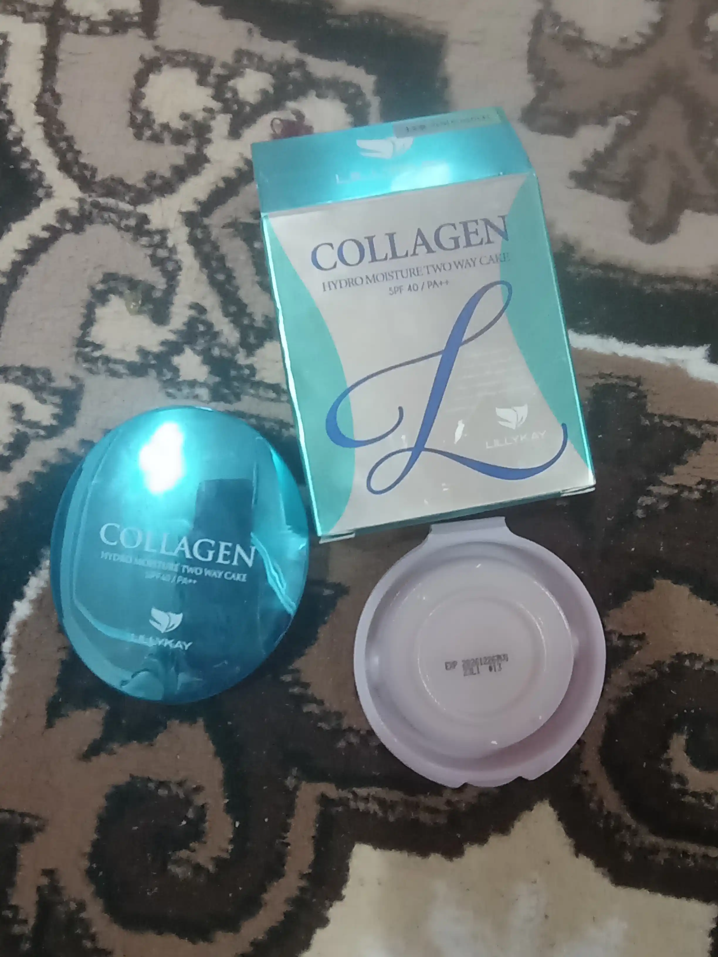 Увлажняющая пудра с коллагеном Lillykay Collagen Hydro Moisture SPF40 PA+++