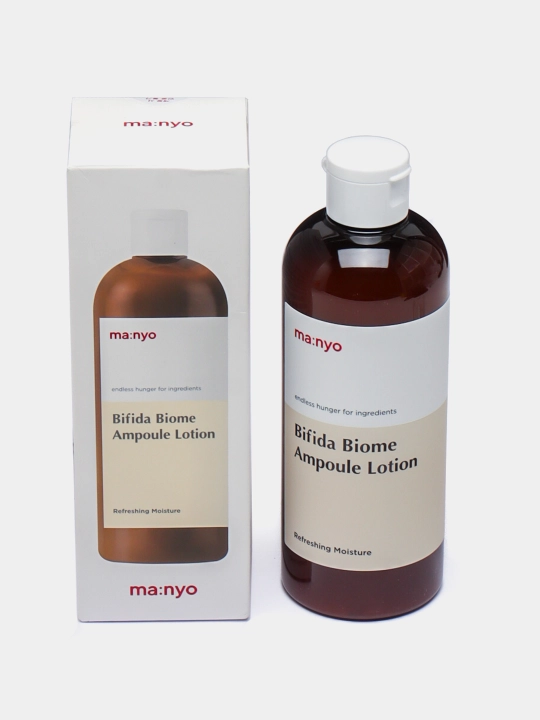 Питательный лосьон для лица с бифидобактериями, Manyo, Bifida Biome Ampoule Lotion, 300 мл