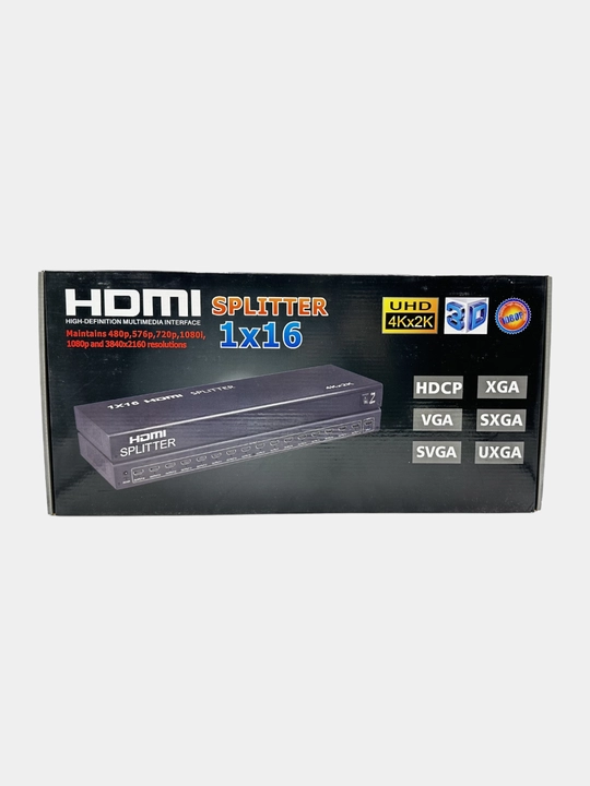 HDMI сплиттер 1x8-1x16, разделяет одно изображение на восемь и на шестнадцать 1080P 2K,4K