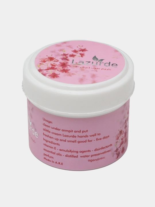 Lazurde antiperspirant dezodorant kremi, ter hidi uchun, 50 gr