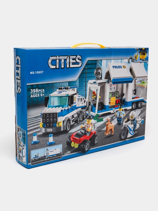 Cities va Overwatch konstruktori, Lego bilan mos keladigan, bolalar uchun o'quv o'yinchoq