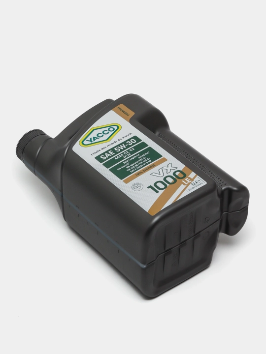 YACCO VX 1000 LE 5W-30 C2-C3 DEXOS-2 MB229.52 - 100% синтетическое моторное масло, 5 л 