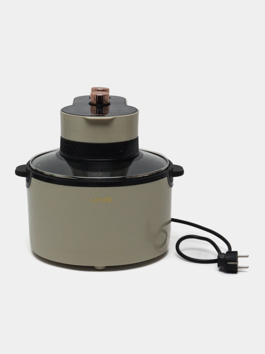 Elektr frityurnitsa Air Fryers, ko'rinadigan, yog'siz, 5 litr