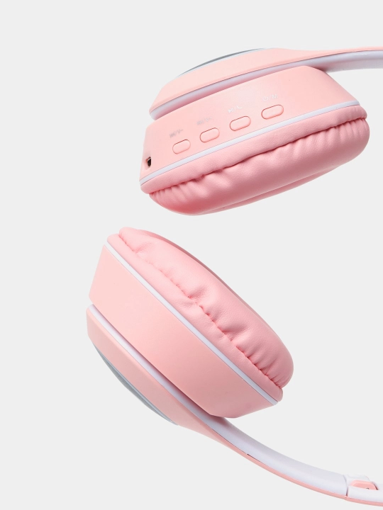 Simsiz bluetooth naushnik Cat Ear, quloqchin porlayotgan mushuk quloqlari bilan, Bluetooth