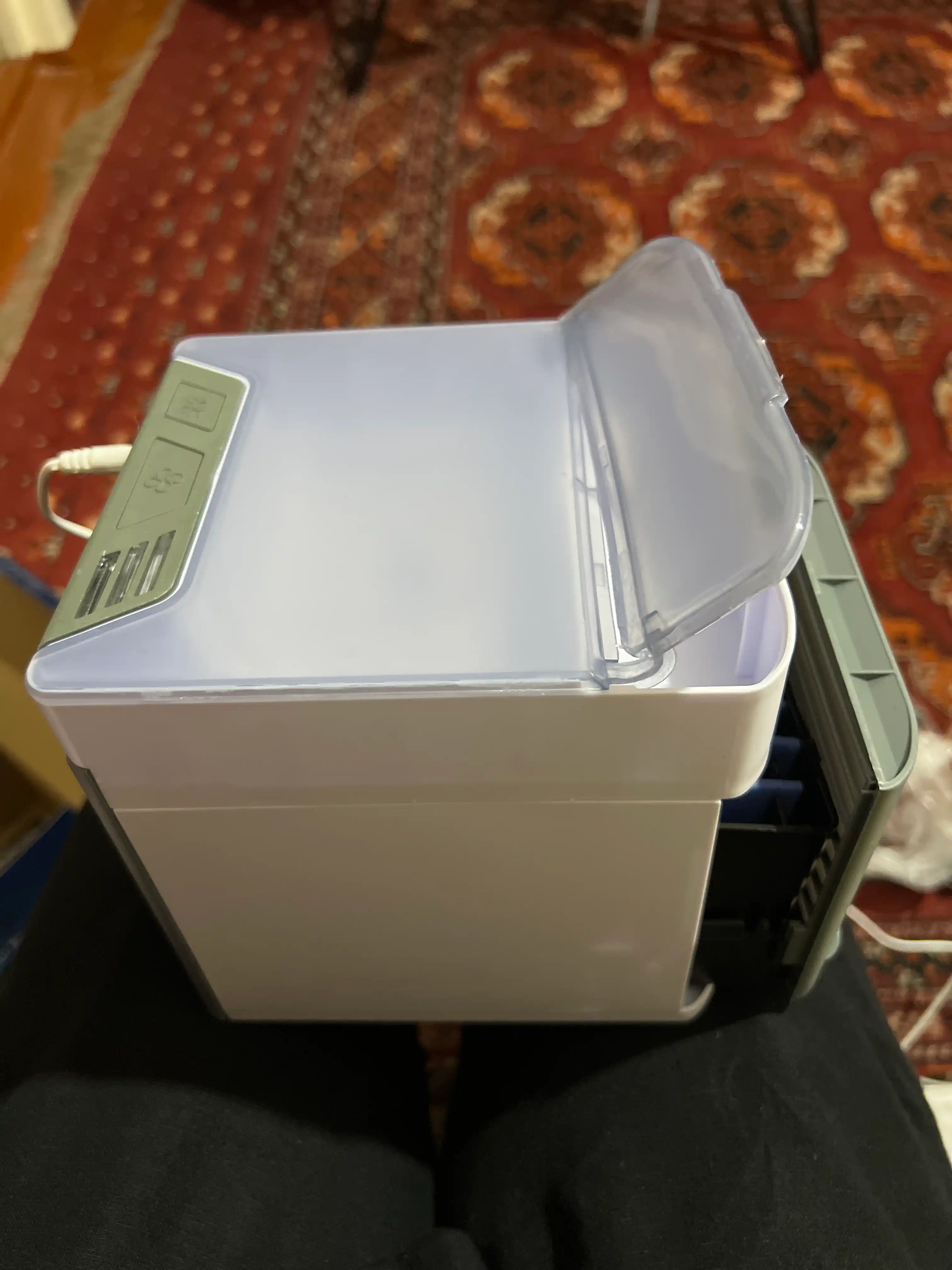 Portativ mini havo sovutgich Arctic Eco Air 3 tada 1 — namlagich va ventilyator