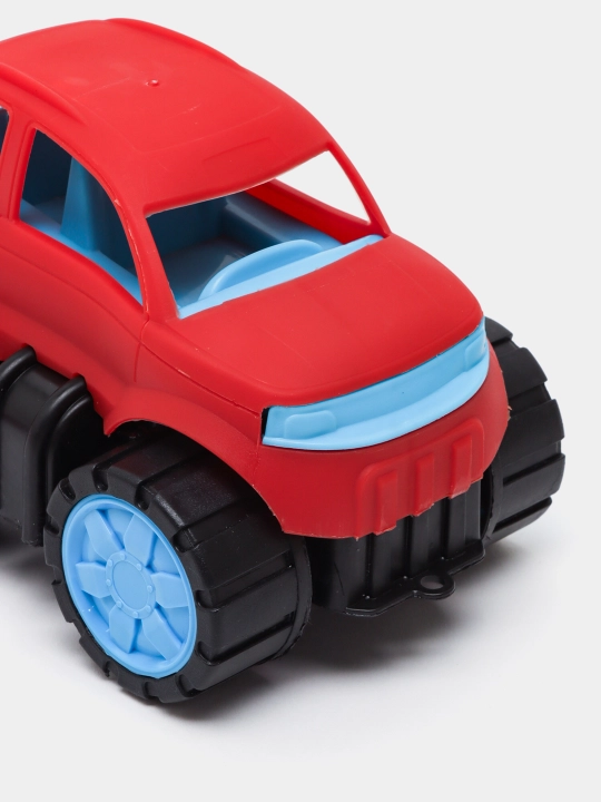 Plastik avtomobil, yig'ish modellari Jeep-Pickup-Traktor-Yuklagich-Samosval-Eskavator