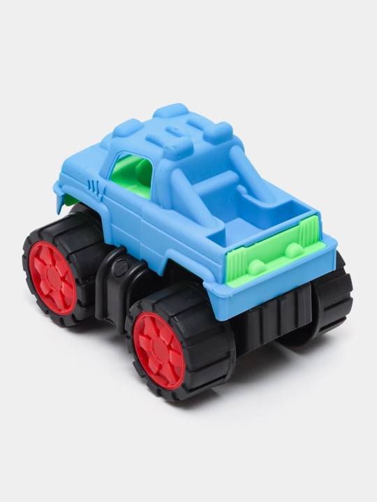 Plastik avtomobil, yig'ish modellari Jeep-Pickup-Traktor-Yuklagich-Samosval-Eskavator
