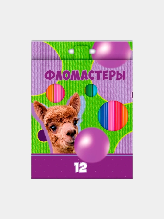 Markerlar "VK" 12 rang. - Alpaka - karta qutisida. .BFk12117 - 
