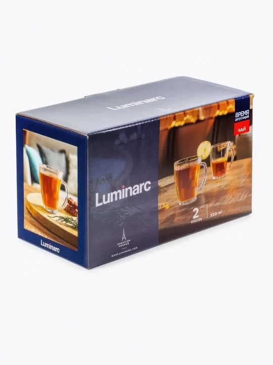 Luminarc krujkalar to'plami, sovg'a qutisida, 320 ml, 2 dona
