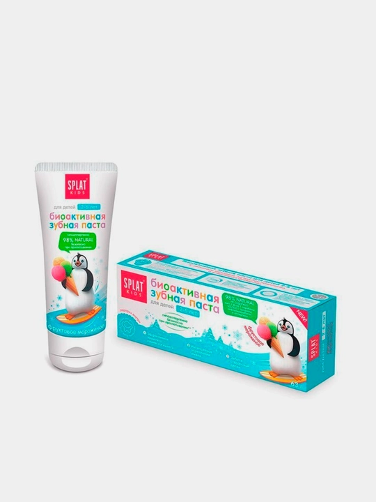 Bolalar uchun tish pastasi Splat kids, mevali muzqaymoq, 50 ml